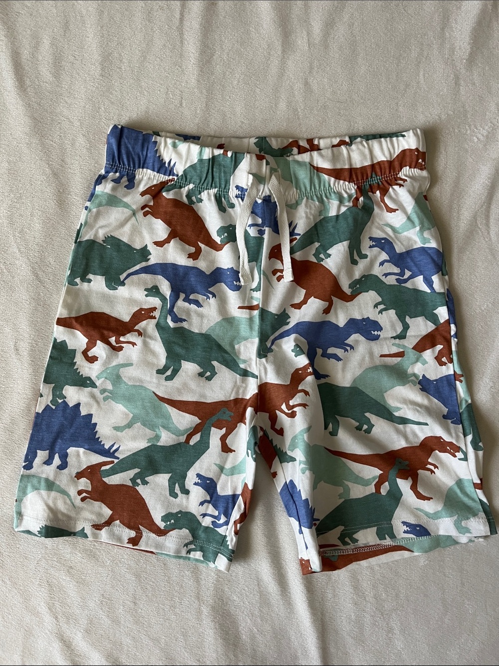 NWT H&M Kids Dinosaur Print Elastic Waist Shorts - Multi Color